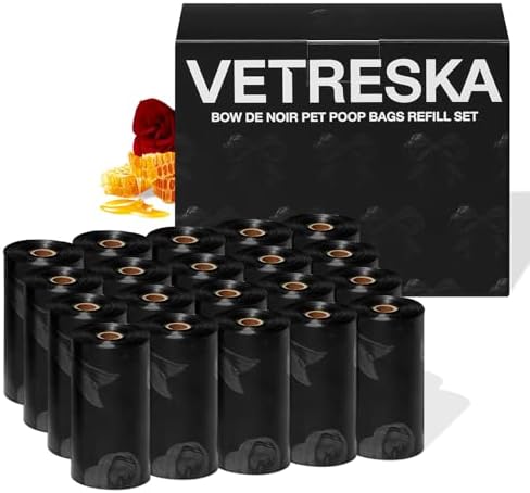 VETRESKA Dog Poop Bags, Leak Proof, Extra Thick and Large, 300 Counts by VETRESKA