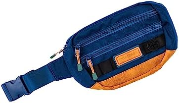 Wilderdog Utility Fanny Pack stores Treats, Balls, Keys in 3 Pockets with adjustable strap and Poop Bag dispenser (Pacific Blue) - Image 2