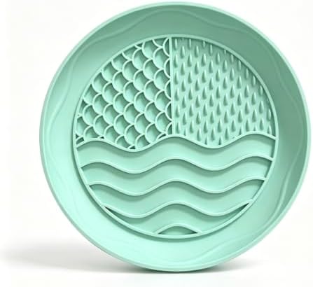 1pc Lick Mat for Dogs Cats with 4 Suction Cups & Fish Scale by Wfciosdv