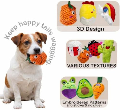 Jalousie 18 Pack Dog Squeaky Toys Cute Stuffed Pet Plush Puppy Chew for Small Medium Pets - Bulk - Image 2