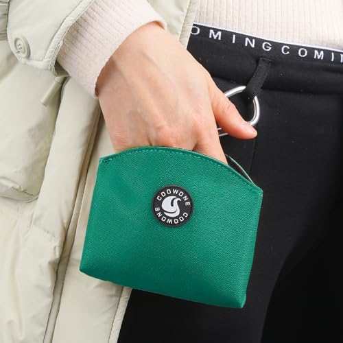 Dog Treat Pouch Magnetic Closure Small Dog Training Treat Pouch Pocket Sized Small Dog Treat Pouch with Clip (Green) - Image 6