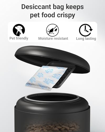 16 Packs Pet Food Desiccant Bag Compatible with PETLIBRO/PETKIT Automatic Cat Feeder, Desiccant Packs Replacement with Color Indicating for Automatic Pet Feeder(Individually Packaged) - Image 2