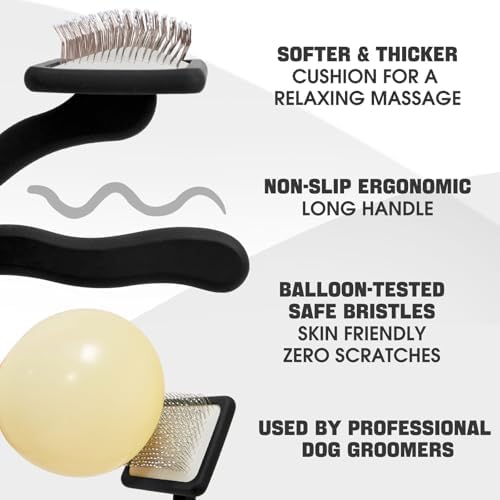Bonteck Dog Slicker Brush for Dogs Grooming Kit 5PCS Long Haired Doodles - Image 2
