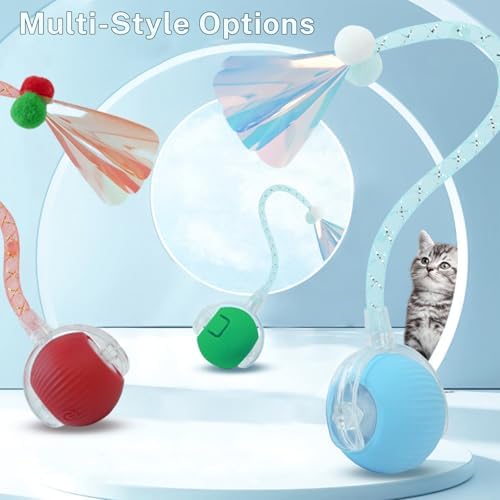 Speedy Tail 3.0 Interactive Toy Ball, 2 Tails for Cats & Dogs - Image 5