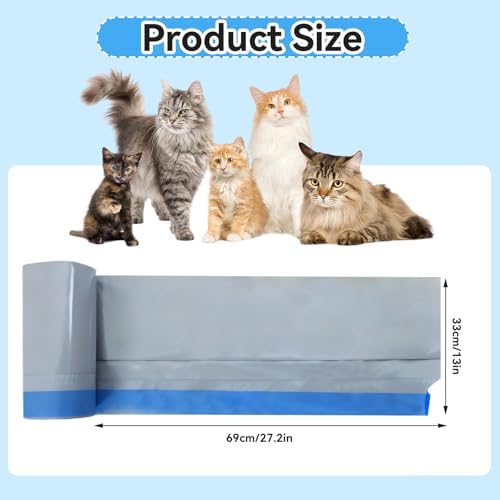 Cat Litter Box Bags, 160 Count, 27" x 13" - Image 2