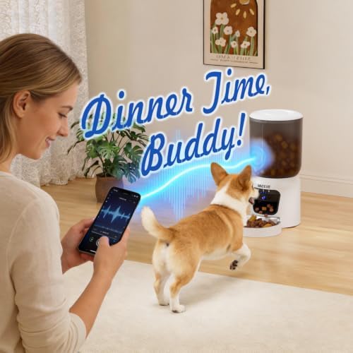 Automatic Cat Feeder with Camera, 6L Smart Pet Food Dispenser - Image 4