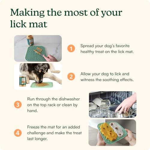 Reggie Silicone Lick Mat for Dogs | Anxiety Relief Slow Feeder, Treat Dispenser. Extends Mealtime for Fast Eaters | Dog Licking Mat w/Non-Slip Design with Suction Cups - BPA-Free Freezer Safe - Image 6