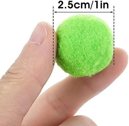 Molain Large Cat Toy Balls, Soft Cat Balls 1Inch Kitten Pom poms Ball Cat Play Toy (30 Pcs) - Image 3