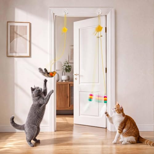 20 Pcs Interactive Cat Toys for Indoor Cats, Smart Rechargeable Kitten Toys - Image 6