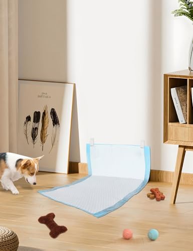CAPHONT 6 Pcs Potty Training Dog Pee Pad Holder, White - Image 6
