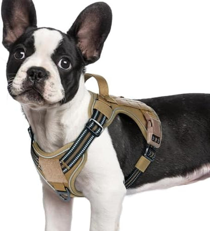 rabbitgoo Tactical Dog Harness for Small Dogs, No Pull Service Pet Vest by rabbitgoo