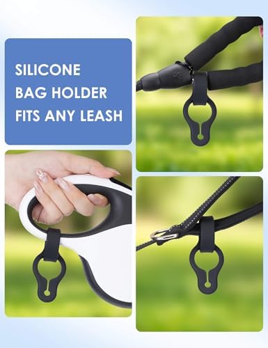 Gobeigo 2-Pack Thick Silicone Used Poop Bag Holder – No More Stinky Hands - Image 4