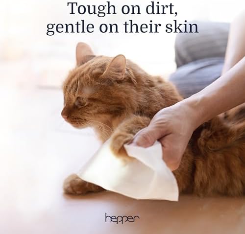Hepper Pet Wash Wipes - Aloe & Cucumber - For Dogs & Cats - Image 3