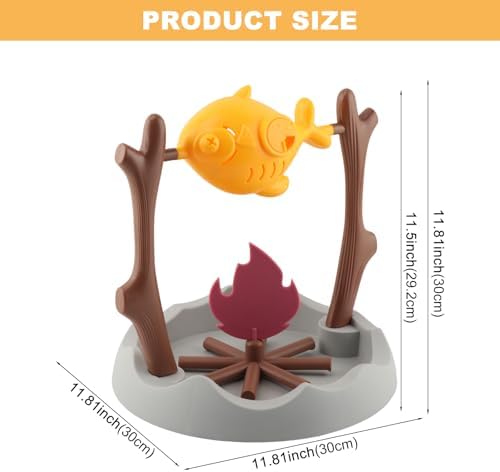 Cat Slow Feeder Treat Dispenser, Foraging Interactive Cat Puzzle Fish Toy - Image 2