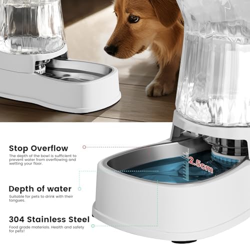 Automatic Dog Water Dispenser, Stainless Steel Bowls Feeder, 100% BPA-Free - Image 5