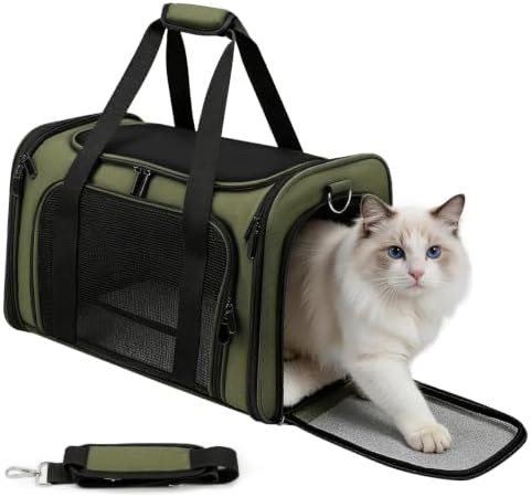 Cat Carrier Soft, Dog Carriers for Small Dog/Large Cat (Up to 16lb) by Unknown