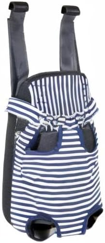 Dog Carrier Legs Out Front Pet Carrier Backpack Adjustable Puppy Cat Small Bag with Shoulder Strap and Sling for Traveling Hiking Camping Outdoor (XL, Blue) - Image 5
