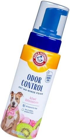 Arm & Hammer Odor Control No-Rinse Dog Foam, Kiwi Blossom, 8 Fl Oz, 6-Pack - Image 4