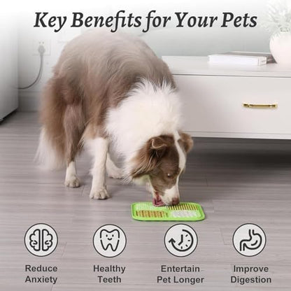 MateeyLife Lick Mat for Dogs & Cats, Slow Feeder Licking Pads for Boredom - Image 4