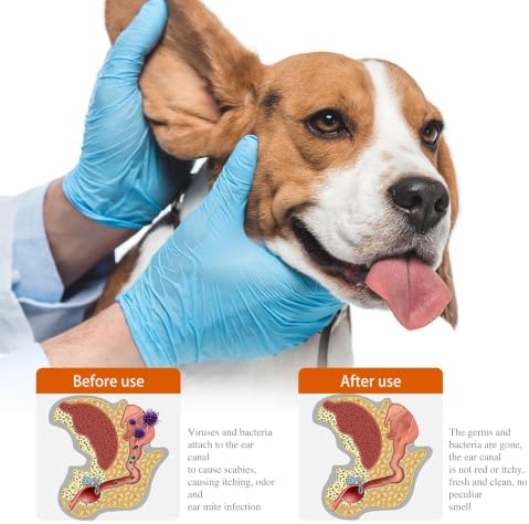 JoanofArc Dog & Cat Ear Drops – Natural Herbal Ear Cleaner for Cleaning Wax Build-Up & Irritants, Itchy Ear Relief & Odor Control, Gentle Pet Ear Care Solution, 0.68 fl oz - Image 5