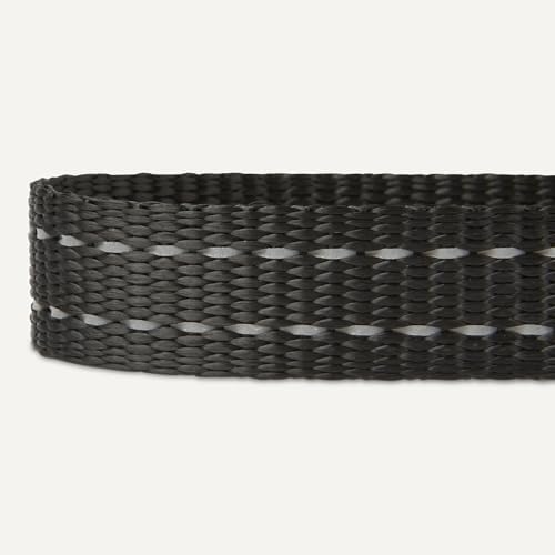 Amazon Basics Reflective Polyester Dog Collar, Adjustable Length 11.2"-16.9", 0.9" W, Quick-Release Buckle for Easy On/Off, Small, Black - Image 4