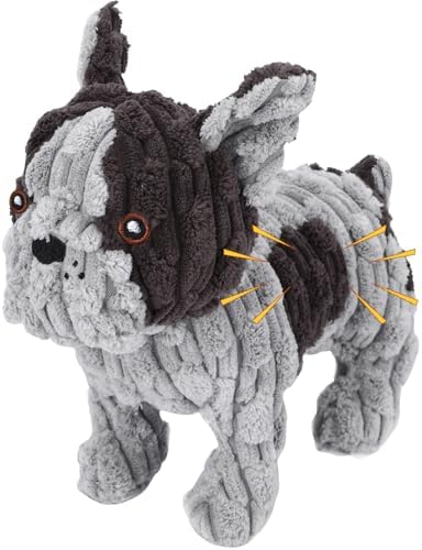 Letsmeet Squeaky Plush Dog Toy for Puppies, Small and Medium Dogs, Interactive Crinkle Stuffed Animal for Teething and Boredom, Soft Chew Toy to Keep Them Busy by Letsmeet