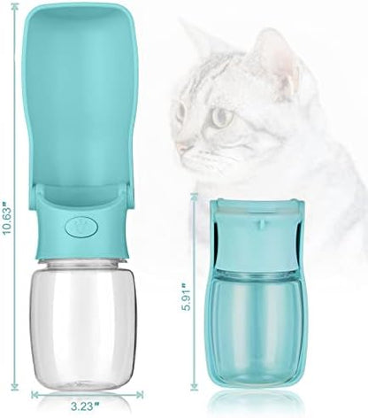 Portable Dog Water Bottle, Foldable Water Bottle for Dog, Blue, 12oz - Image 3