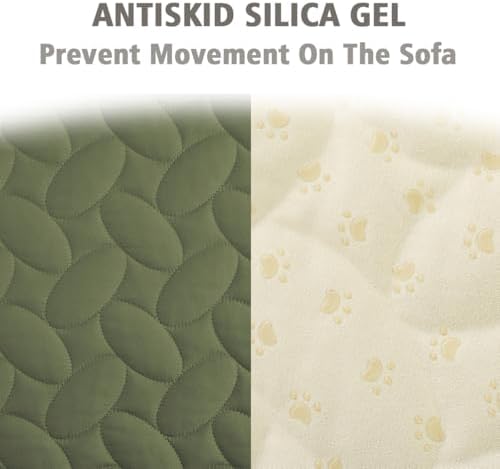 Ameritex Waterproof Pet Bed Cover Anti-Slip Dog Bed Blanket for Sofa and Furniture Waterproof New Pattern Design (Green, 30x90 Inch (Pack of 1)) - Image 4