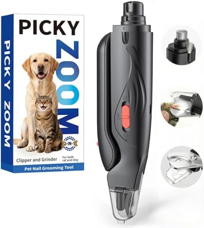2-in-1 Dog & Cat Nail Clippers and Grinder with LED Light by Unknown