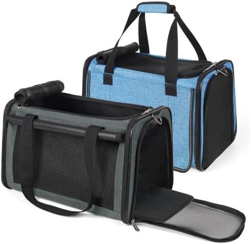 YUDODO 2 Packs 25 lbs Soft Sided Pet Carrier for Large Cat & Small Dog by YUDODO