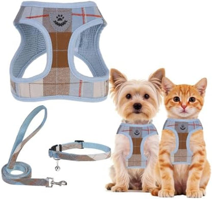 PUPTECK Dog Harness, Collar and Leash Set No Pull for Small Medium Sized by PUPTECK