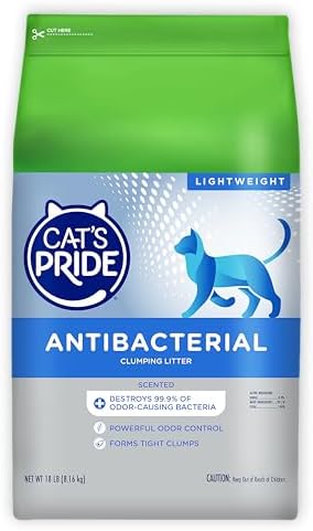 Cat's Pride Antibacterial Litter, Odor-Eliminating Scented 18lb by CatsPride