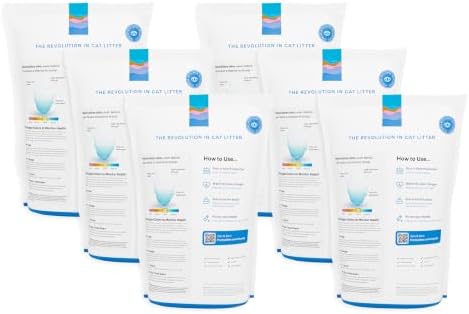 PrettyLitter Health Monitoring Cat Litter, Lotus Flower, 6-Pack, 6 lb. Bags - Image 2