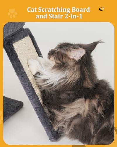 Aechonow Cat Tree for Large Cats, 20x16.5 Perch Bed for Adult Senior Cats - Image 4