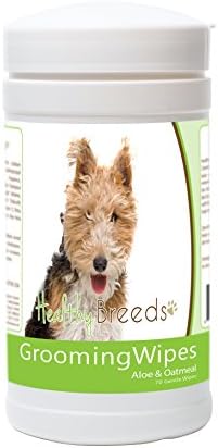 Healthy Breeds Wire Fox Terrier Grooming Wipes 70 Count by HealthyBreeds
