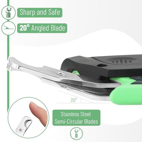 Mr. Pen- Cat Nail Clipper with Adjustable LED Light, Green Cat Nail Trimmer - Image 3