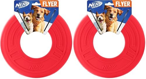 Nerf Dog 3.8in Bash Crunch Ball - Orange (Pack of 2) by NERF