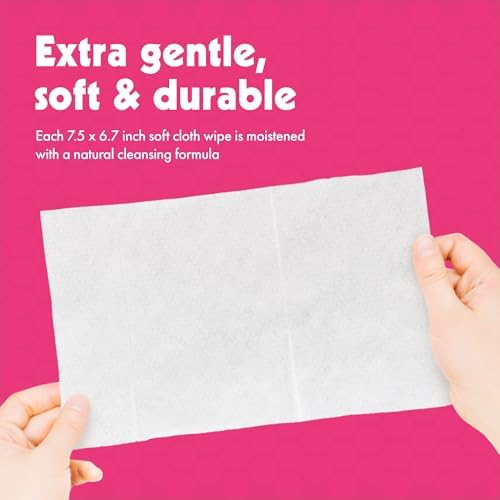 Petkin Tushie Wipes, 100 Wipes - Keep Pet's Bottom Clean - Absorbent, Easy to Use for Dogs, Cats, Puppies & Kittens - With Eau de Toilette - Image 5