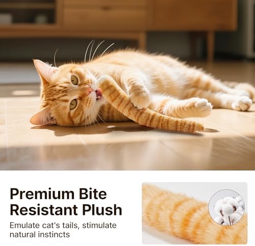 Potaroma Cat Toys Lifelike Tail Kicker 3 Pack, Catnip Crinkle Kitten Teaser - Image 6