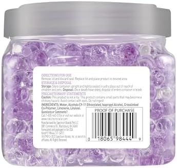 Nature's Miracle Air Care Deodorizer Gel Beads, Lavender Vanilla, 12 oz - Image 6