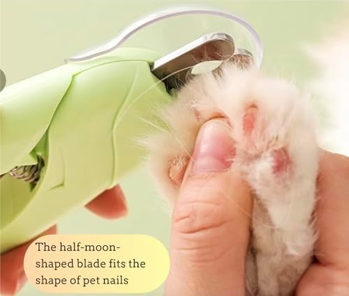 3 in 1 Dog & Cat Pets Nail Clippers and Trimmers-with Safety Guard to Avoid Overcutting. LED Dog Nail Clipper with Light, Illuminates Nails or Bloodline for Safe and Easy Trimmers,for Cats & Dogs - Image 2