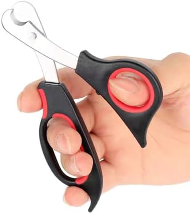 Pet Nail Clippers for Small Animals, Stainless Steel Cat Nail Trimmers with Non-Slip Handle, Safe & Sharp Claw Cutter for Puppies, Cats, Rabbits and Ferrets - Image 4