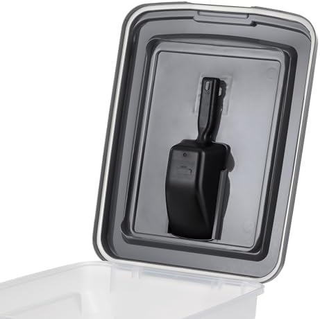 IRIS USA Dog Food Storage Container, Up to 58 lbs, Dark Gray, Made in USA - Image 6