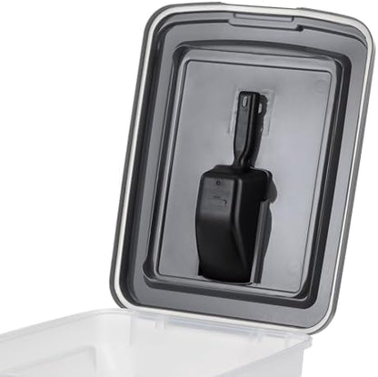 IRIS USA Dog Food Storage Container, Up to 58 lbs, Dark Gray, Made in USA - Image 6