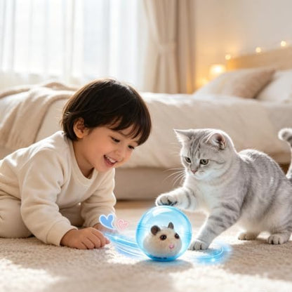 Self-Rolling Interactive Cat Ball - Mouse - Automatic Obstacle Avoidance - Image 4