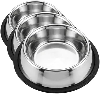 Loving Pets Standard No-Tip Dog Bowl, 8-Ounce (Pack of 3) by Loving+Pets