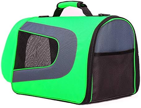 Pawer 18” x 11”x 11” Soft-Sided Foldable Airline Approved Pet Carrier for Cat, Puppy and Small Dog, Washable 600D Oxford Fabric, with Handle and Strap for Carry, Multiple Colors Available - Image 6
