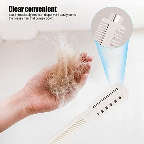 Shanrya Pet Grooming Razor with 5 Blades - Hair Trimmer Comb for Dogs and Cats, Split End Remover and Thinning Tools - Image 4