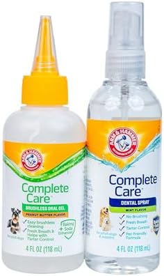 Arm & Hammer Complete Care Brushless Dental Kit for Dogs, 4 Oz Each by ArmHammer