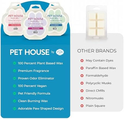 Sunwashed Cotton Scented Wax Melts Plant-Based Wax, 2 Pack Pet House - Image 3